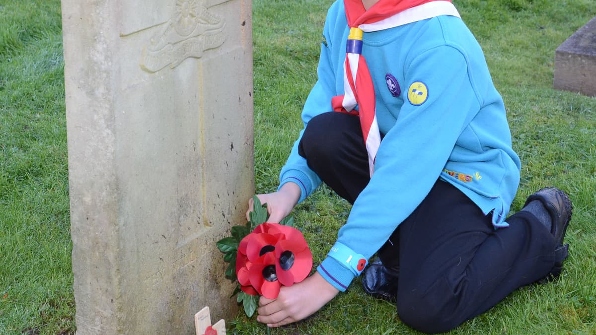 Remembrance Day saw Paulton residents and Councillors Dressing the